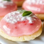Strawberry Lemonade Melt Away Cookies