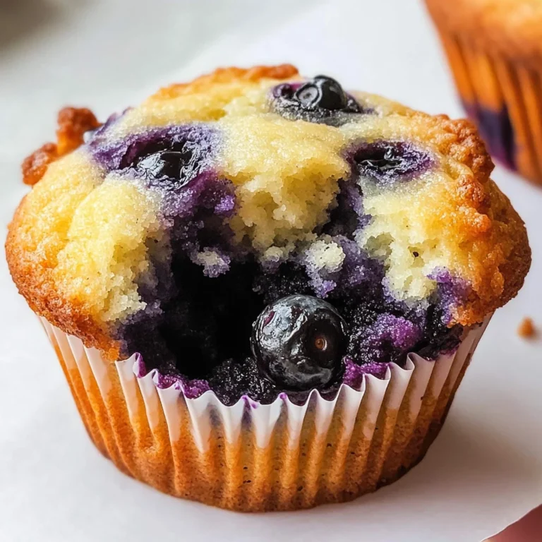 Ultimate Moist & Flavourful Blueberry Muffins