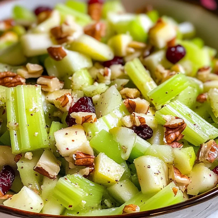 Winter Waldorf Salad with Celery and Apples