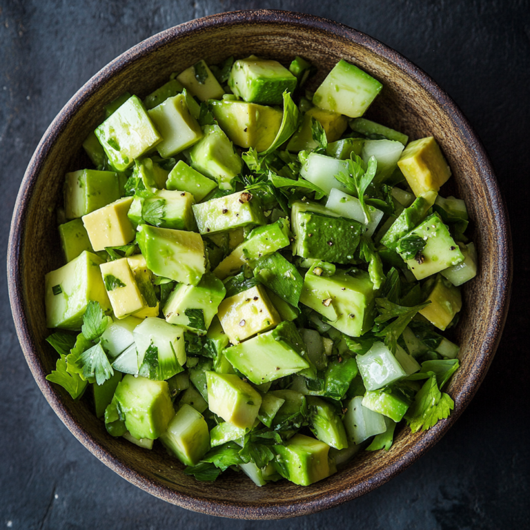 Celery and Avocado Salad