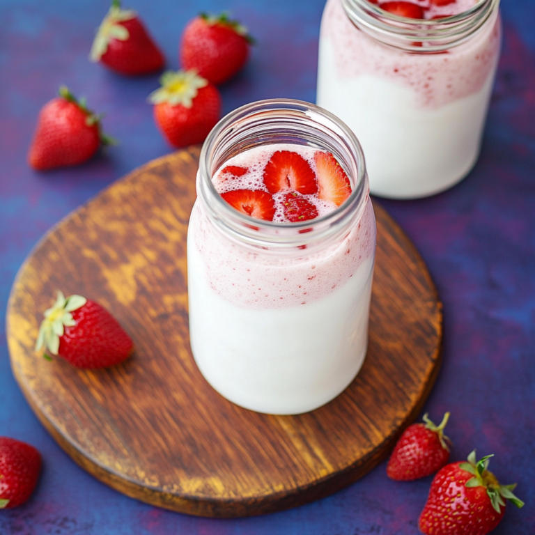 Korean Strawberry Milk