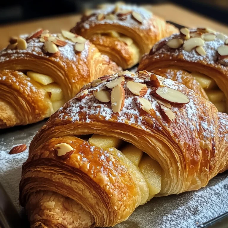 Apple Pie Almond Croissants Recipe