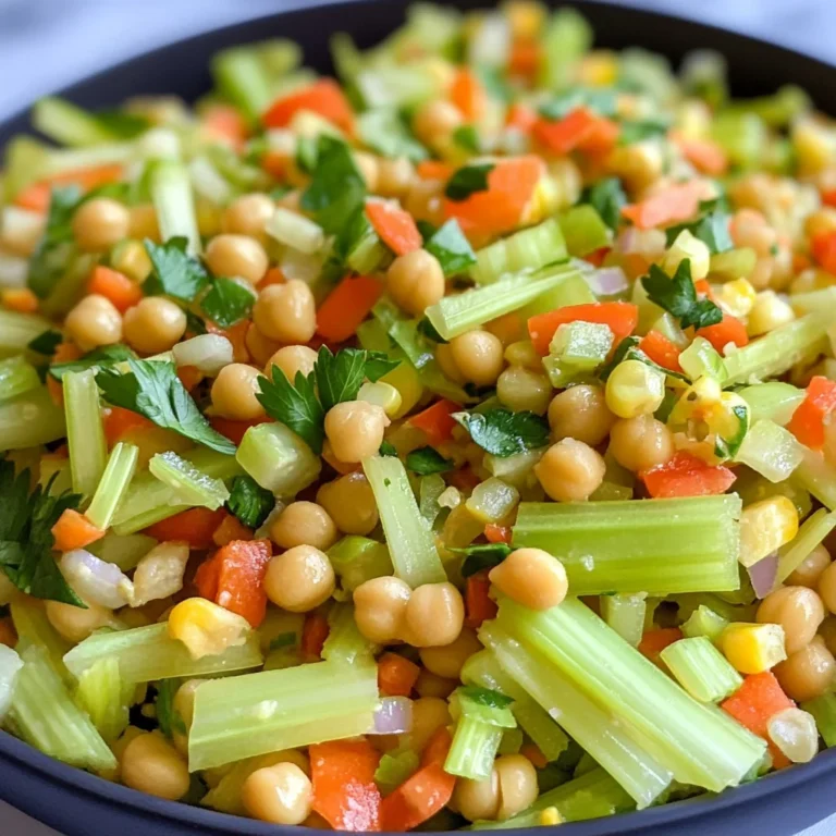 Chickpea Celery Salad