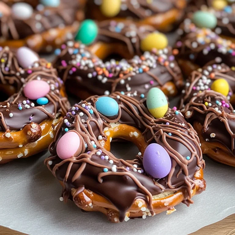 Chocolate-Covered Pretzel Nests