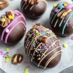 Chocolate Turtle Easter Eggs