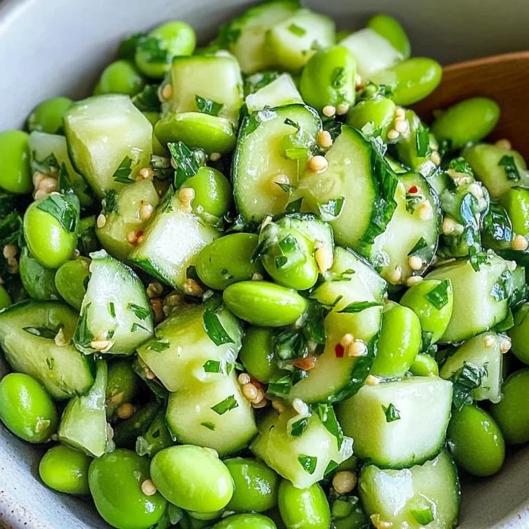 Crispy Cucumber Edamame Salad for a Refreshing Summer Treat