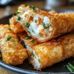 Crispy Rice Paper Crab Ragoons That'll Wow Your Taste Buds