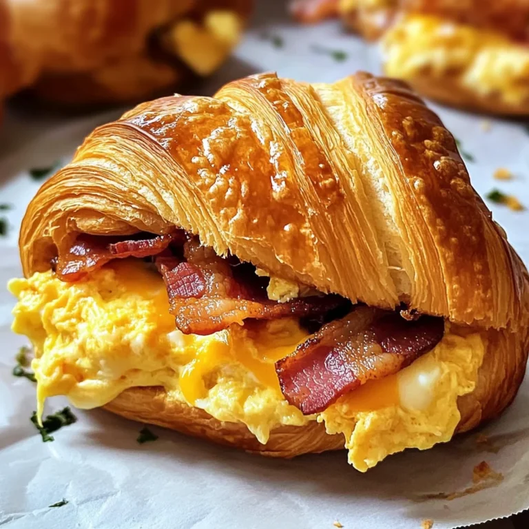 Croissant Breakfast Sandwich Recipe