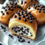 Decadent Chocolate Chip Vanilla Custard Brioches to Indulge