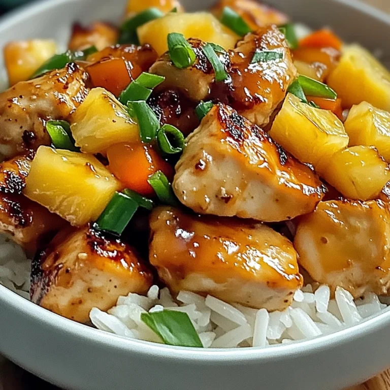 Easy Pineapple Chicken with Rice: A Flavorful Tropical Twist