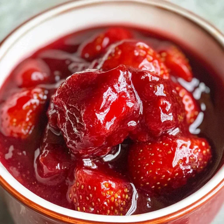 Easy Strawberry Compote
