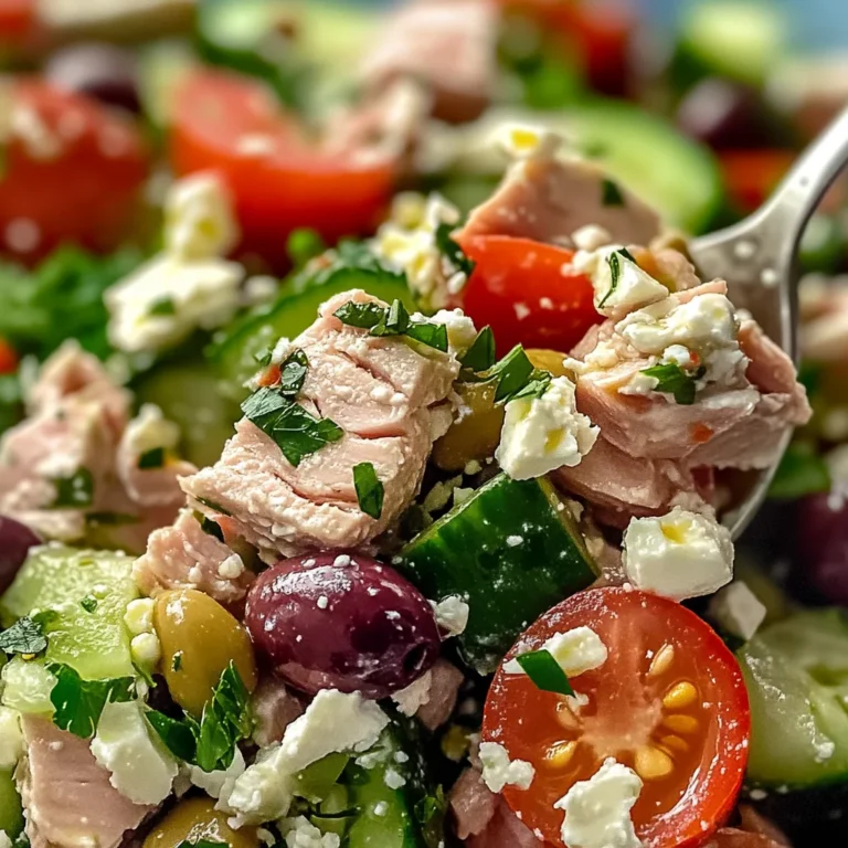 Homemade Mediterranean Tuna Salad - theamazingfood