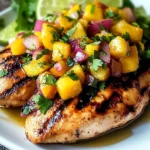 Honey Lime Chicken with Mango Salsa