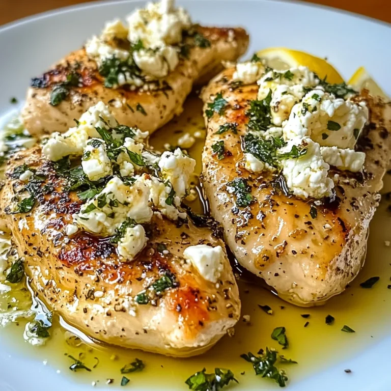 Juicy Greek Chicken with Lemon and Feta: A Dinner Winner