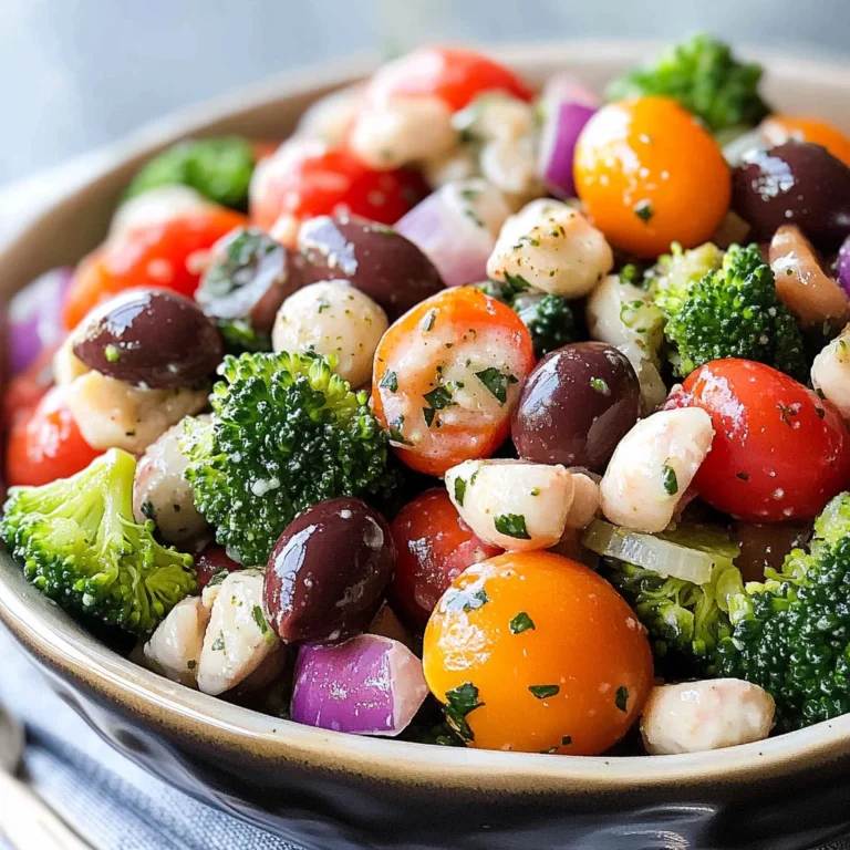 Marinated Vegetable Salad with Italian Dressing