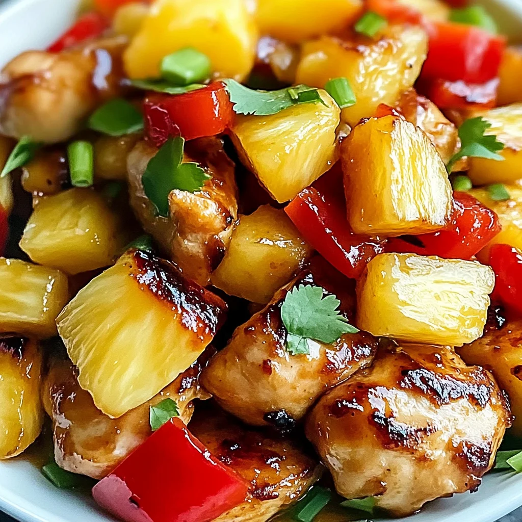 Pineapple Chicken and Rice: A Sweet and Savory Weeknight Favorite