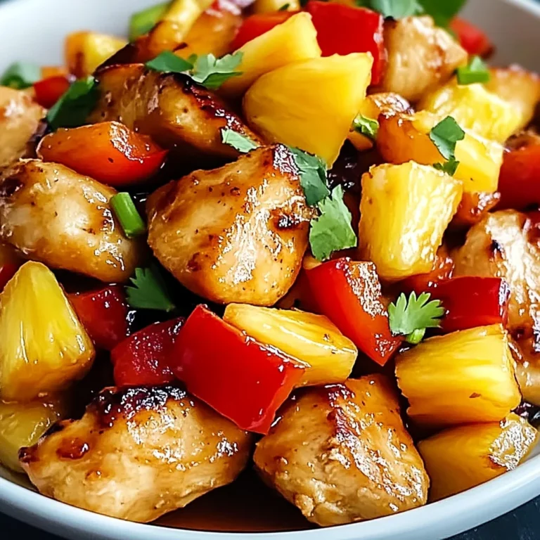 Pineapple Chicken and Rice: A Sweet and Savory Weeknight Favorite