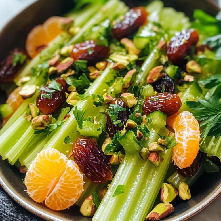 Revitalize Your Meals with Vibrant Celery Salad & Dates