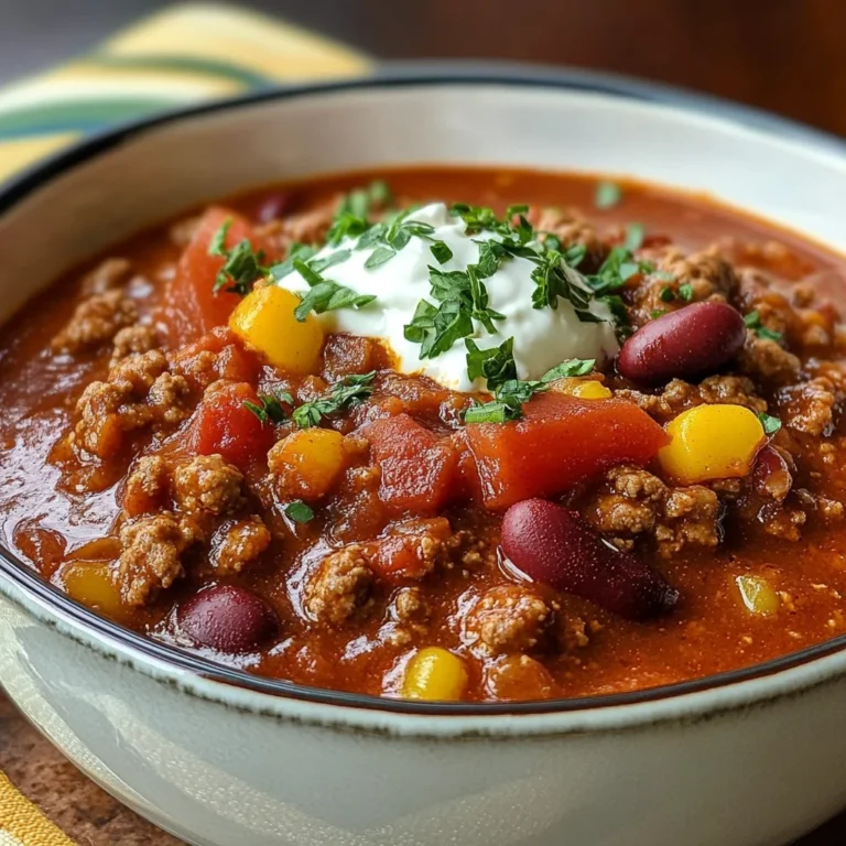 Slow Cooker Chili Recipe