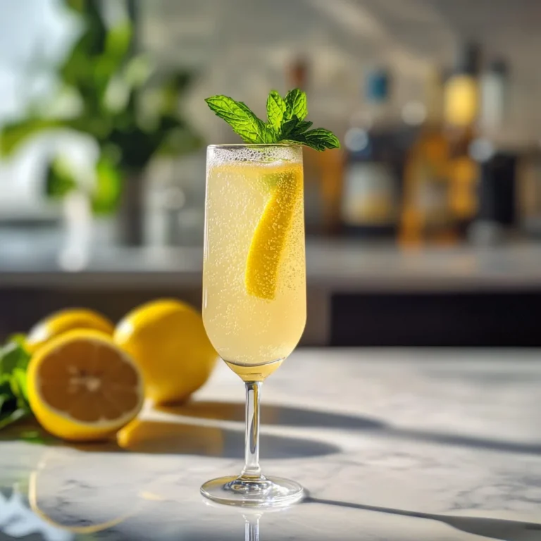 Sparkling Limoncello Cocktail