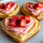 Strawberry Cream Cheese Heart Danishes