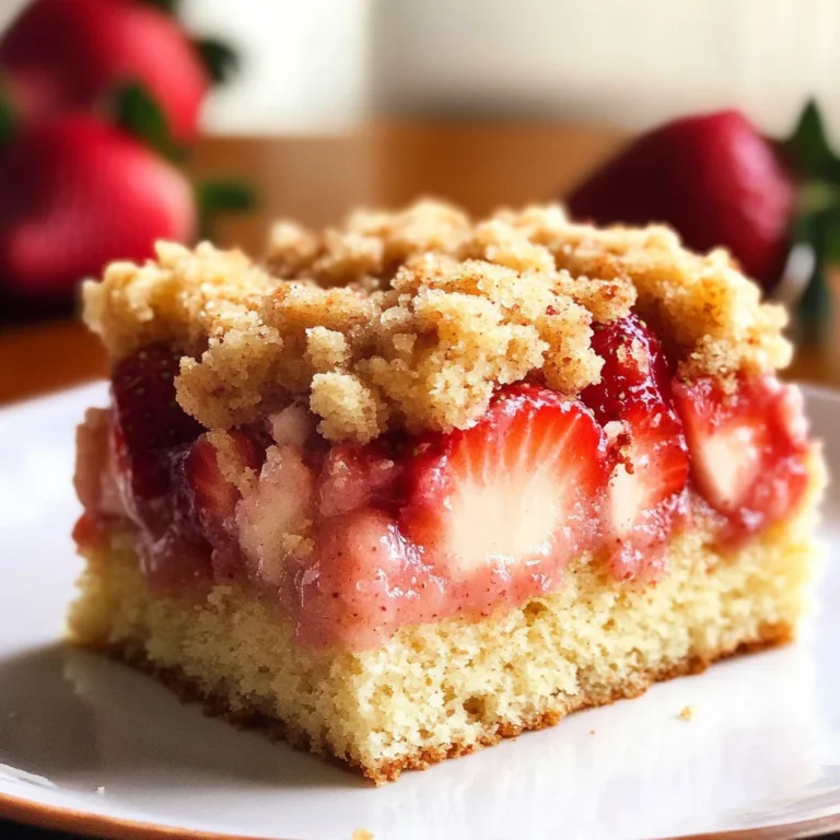 Strawberry Crumb Cake