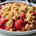 Strawberry Crumble