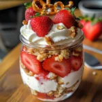 Strawberry Pretzel Salad Parfaits
