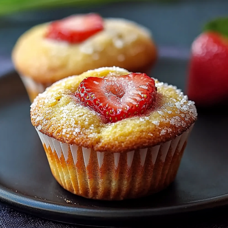 Delightful Fresh Strawberry Muffins