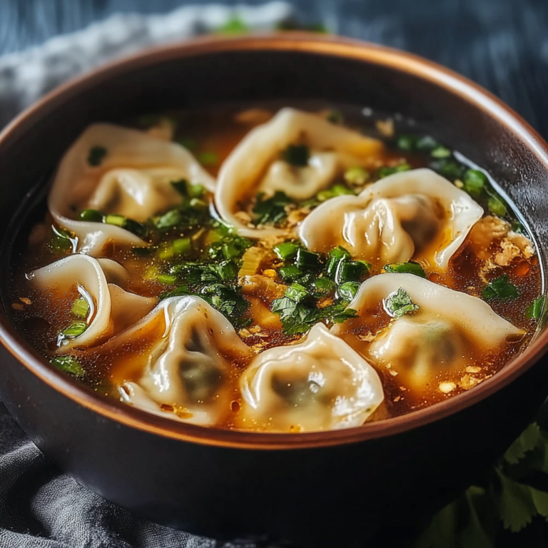 Potsticker Soup Comforting Flavorful Bowl