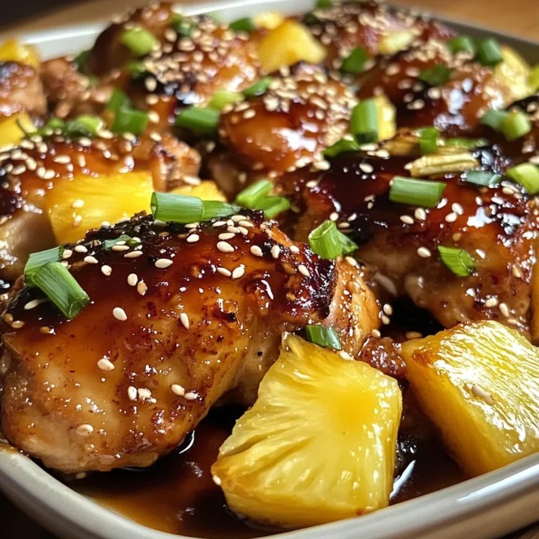 Baked Teriyaki Chicken with Pineapple