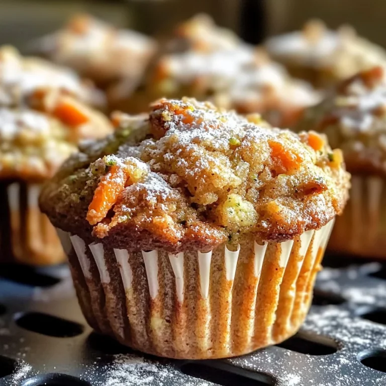 Carrot Cake Zucchini Muffins – Moist, Spiced & Packed with Veggies!