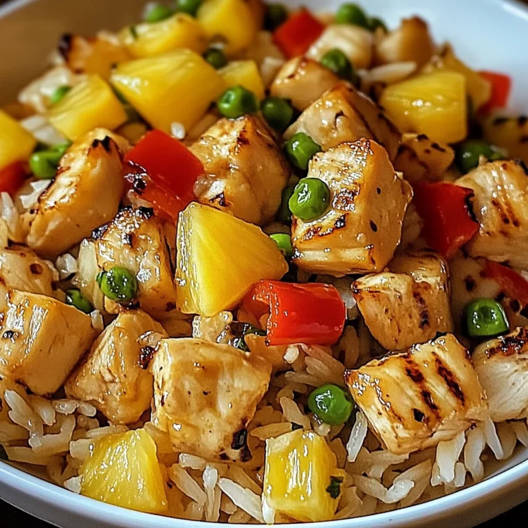 Create a Flavorful Pineapple Chicken Rice in Just 5 Steps!