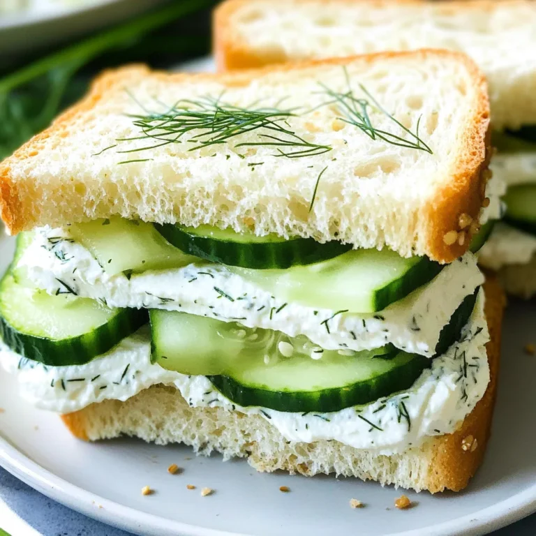 Cucumber Sandwiches