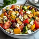 Delicious Greek Panzanella Salad to Brighten Your Summer