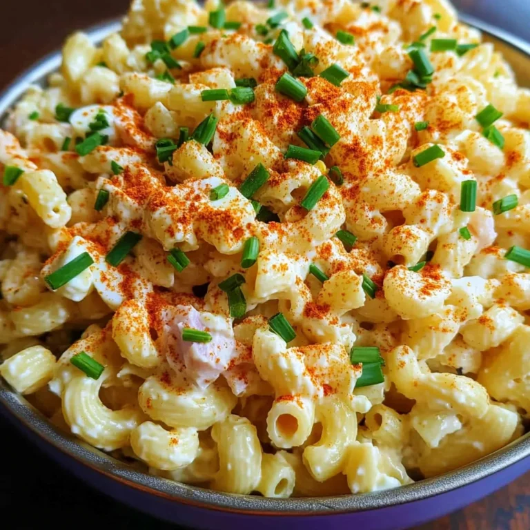 Deviled Egg Pasta Salad