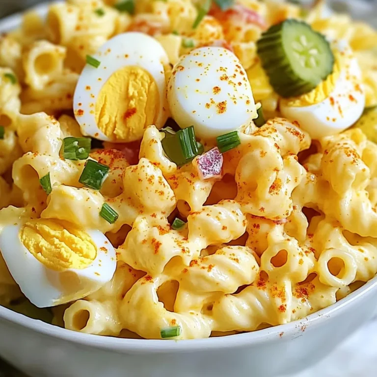 Deviled Egg Pasta Salad: Creamy Delight for Every Picnic