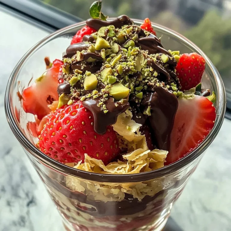 Dubai Chocolate Covered Strawberries