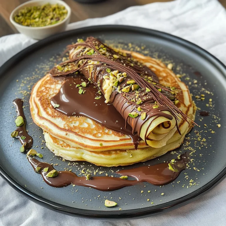 Dubai Schokolade Pfannkuchen