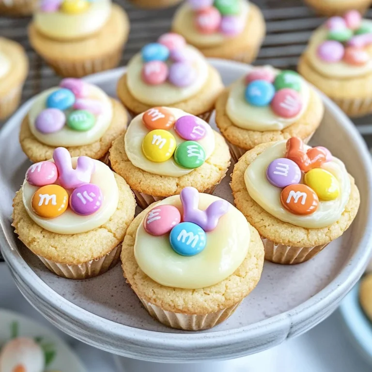 Easter Bunny Sugar Cookie Cups
