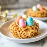 Easter Egg Peanut Butter Haystacks