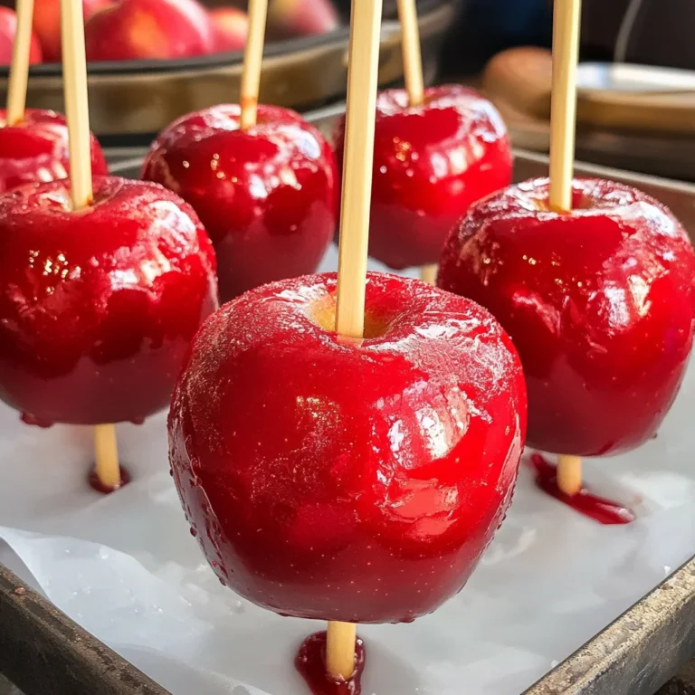 Easy Candied Apples Recipe
