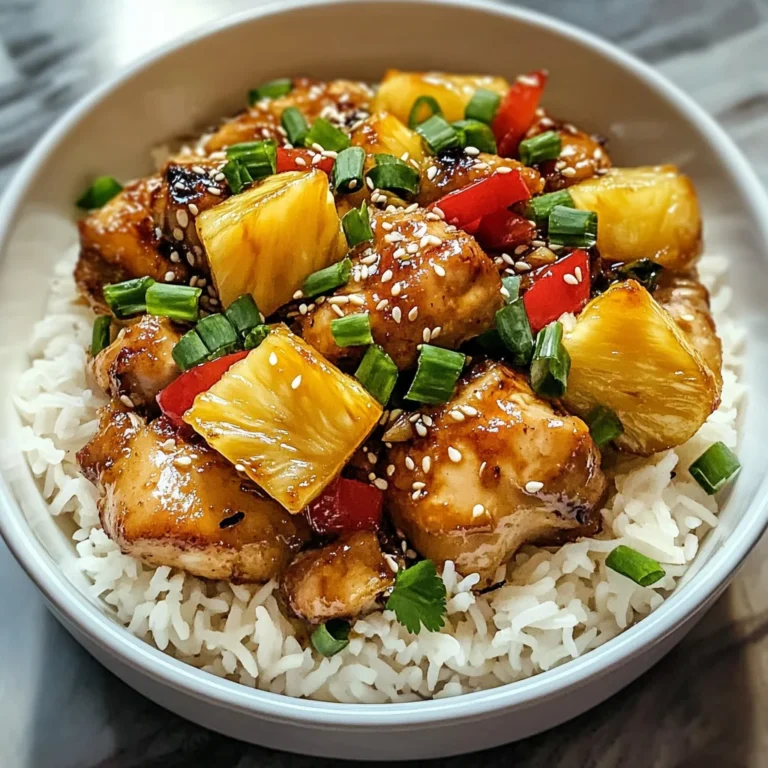 Easy Pineapple Chicken & Rice Feast!