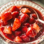 Easy homemade strawberry sauce