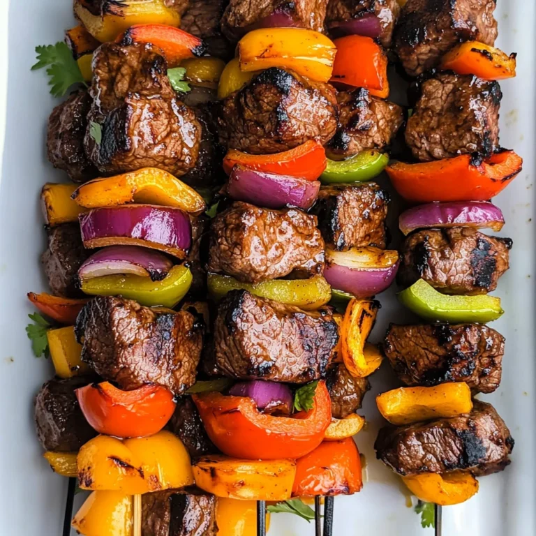 Fajita Steak Kabobs