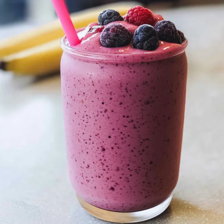 Frozen Mixed Berry Smoothie