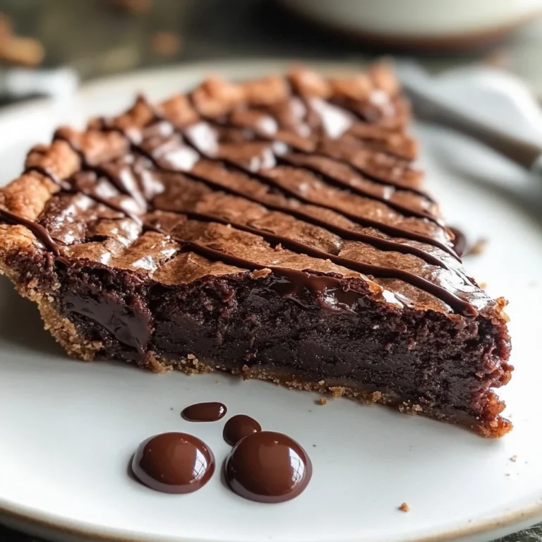 Gooey Brownie Pie