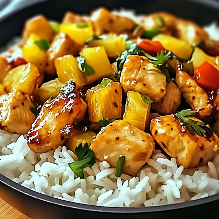 Irresistible Easy Pineapple Chicken and Rice Skillet Delight