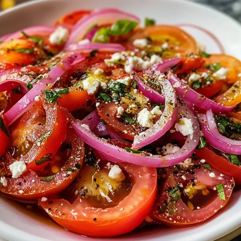 Marinated Tomato Onion Salad