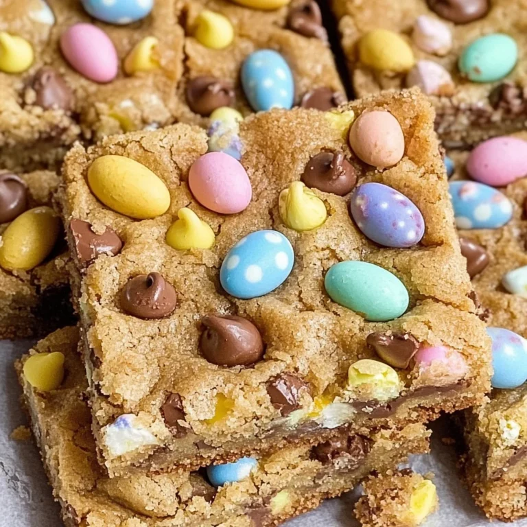 Mini Egg Cookie Bars!